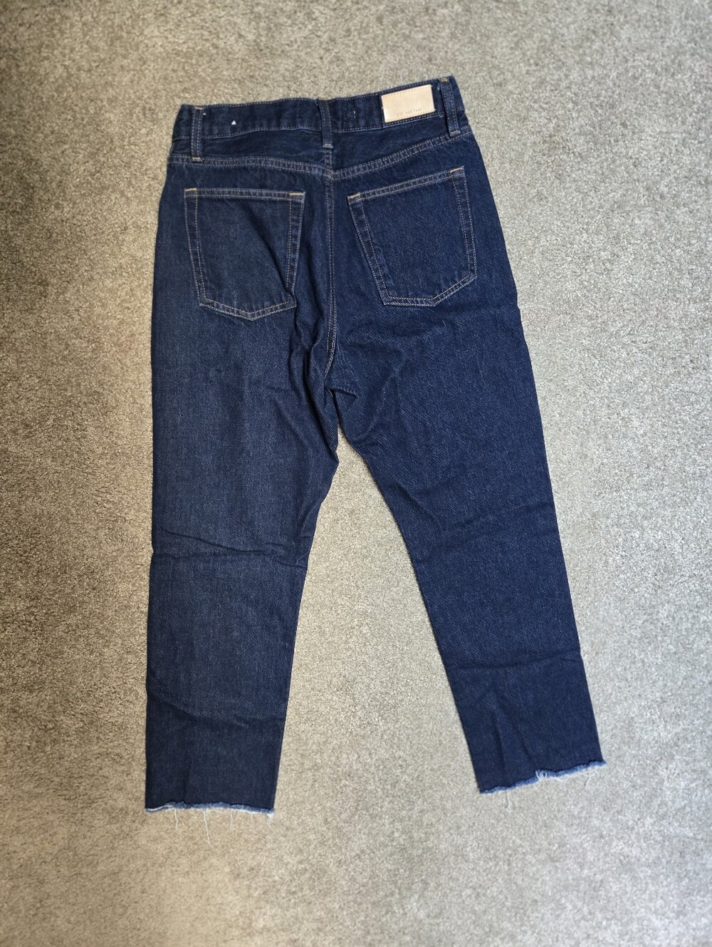 MANGO Havana High Rise Cropped Straight Leg Jeans - Size 4 (Lot of 3 Available)